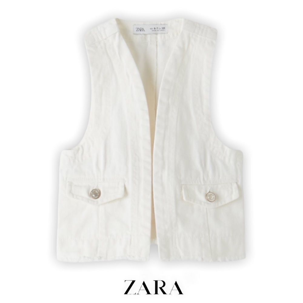 ZARA Kids | White | DENIM VEST